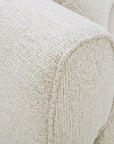 Canapé 3 places en velours texturé beige NALYA