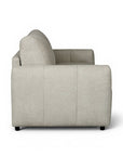 Canapé convertible express 3 places en tissu beige ISANDRO