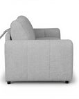Canapé convertible express 3 places en tissu gris ISANDRO