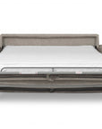 Canapé convertible express 3 places en velours chiné beige NONA