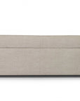 Canapé convertible express 3 places en velours texturé beige CHIARA