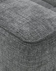 Canapé convertible express 3 places en velours texturé gris BASILE