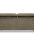 Canapé convertible express 3 places en velours texturé taupe CALEB