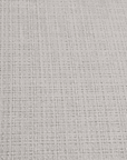 Canapé d'angle convertible avec coffre en velours chiné beige MAHLONE - Angle droit