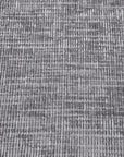 Canapé d'angle convertible avec coffre en velours chiné gris LUFY - Angle gauche