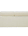 Canapé droit 3 places en velours chiné beige ABELIA