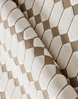 Tapis beige à motifs hexagonal 160 x 230 cm KELVYN