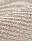 Tapis beige et blanc motif organique 160 x 230 cm SAND