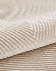 Tapis beige et blanc motif organique 200 x 290 cm SAND
