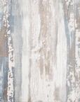 Tapis beige et bleu à motifs graphiques 160 x 230 cm MOSCOU