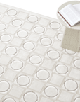 Tapis blanc écru à formes géométriques 154 x 230 cm KAELIES