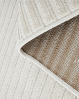 Tapis blanc écru à losanges beiges 200 x 290 cm ROUBY
