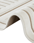 Tapis blanc écru à motifs chevrons 160 x 230 cm AMELIO
