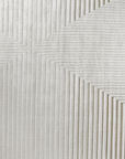 Tapis blanc écru à motifs chevrons 160 x 230 cm AMONA
