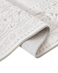 Tapis blanc écru effet moulure parisienne 192 x 290 cm CESAR