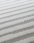 Tapis gris à lignes asymétriques 200 x 290 cm VENISE