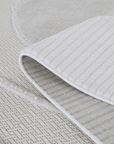 Tapis gris à motif circulaire 200 x 290 cm SYDNEY