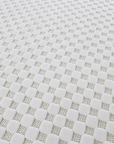 Tapis gris à motifs carreaux 160 x 230 cm MATILA