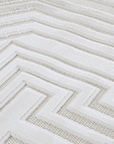 Tapis gris à motifs de lignes 200 x 290 cm PERTONA