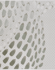 Tapis gris à motifs écailles 160 x 230 cm OLERA
