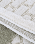 Tapis gris à motifs écailles 200 x 290 cm OLERA