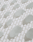 Tapis gris à motifs écailles 200 x 290 cm OLERA