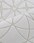 Tapis gris à motifs rosaces 200 x 290 cm SINGAPOUR