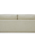 Canapé 3 places en velours chiné beige CARLOTA
