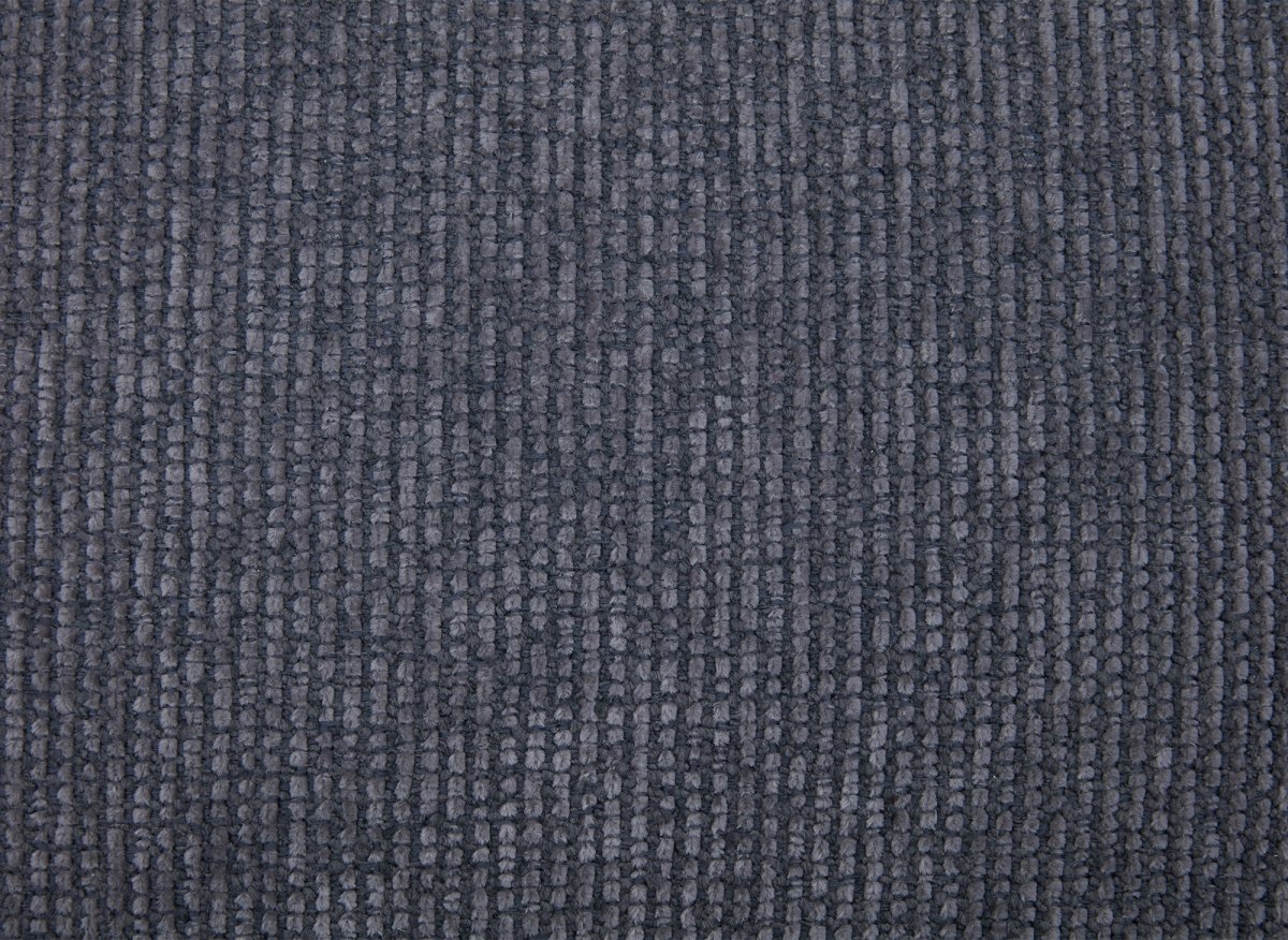 Canapé 3 places en velours texturé gris NALYA