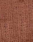 Canapé convertible avec coffre 3 places en velours chiné terracotta RALYA