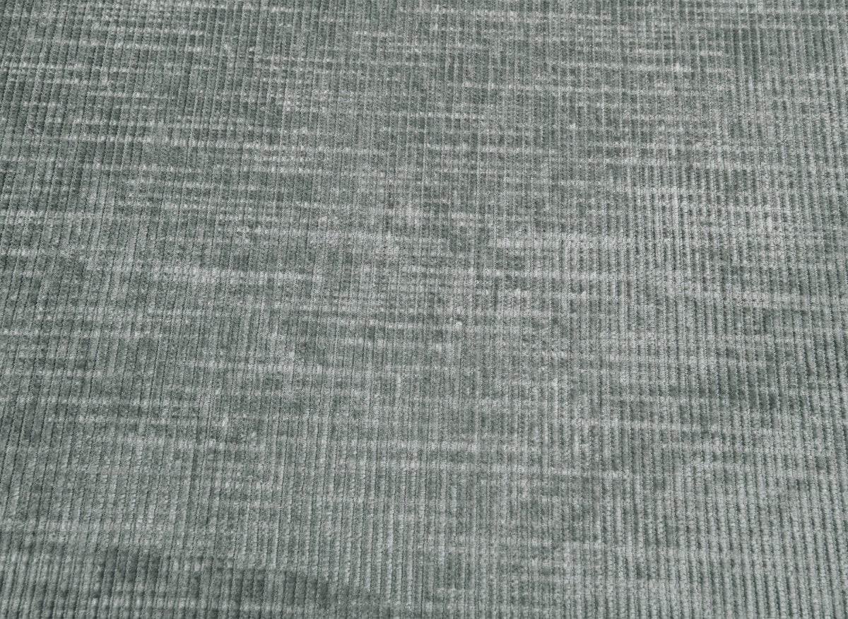 Canapé convertible avec coffre en velours chiné gris BARNEY - Angle gauche