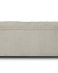 Canapé convertible express 3 places en tissu beige ISANDRO