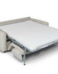 Canapé convertible express 3 places en tissu beige ISANDRO