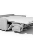Canapé convertible express 3 places en tissu gris ISANDRO