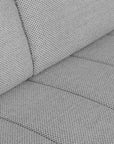 Canapé convertible express 3 places en tissu gris ISANDRO
