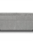 Canapé convertible express 3 places en velours chiné gris clair NONA