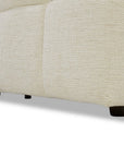 Canapé convertible express 3 places en velours texturé beige BASILE