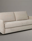 Canapé convertible express 3 places en velours texturé beige CHIARA