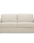 Canapé convertible express 3 places en velours texturé beige KALIANA