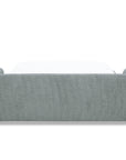 Canapé convertible express 3 places en velours texturé gris KALIANA