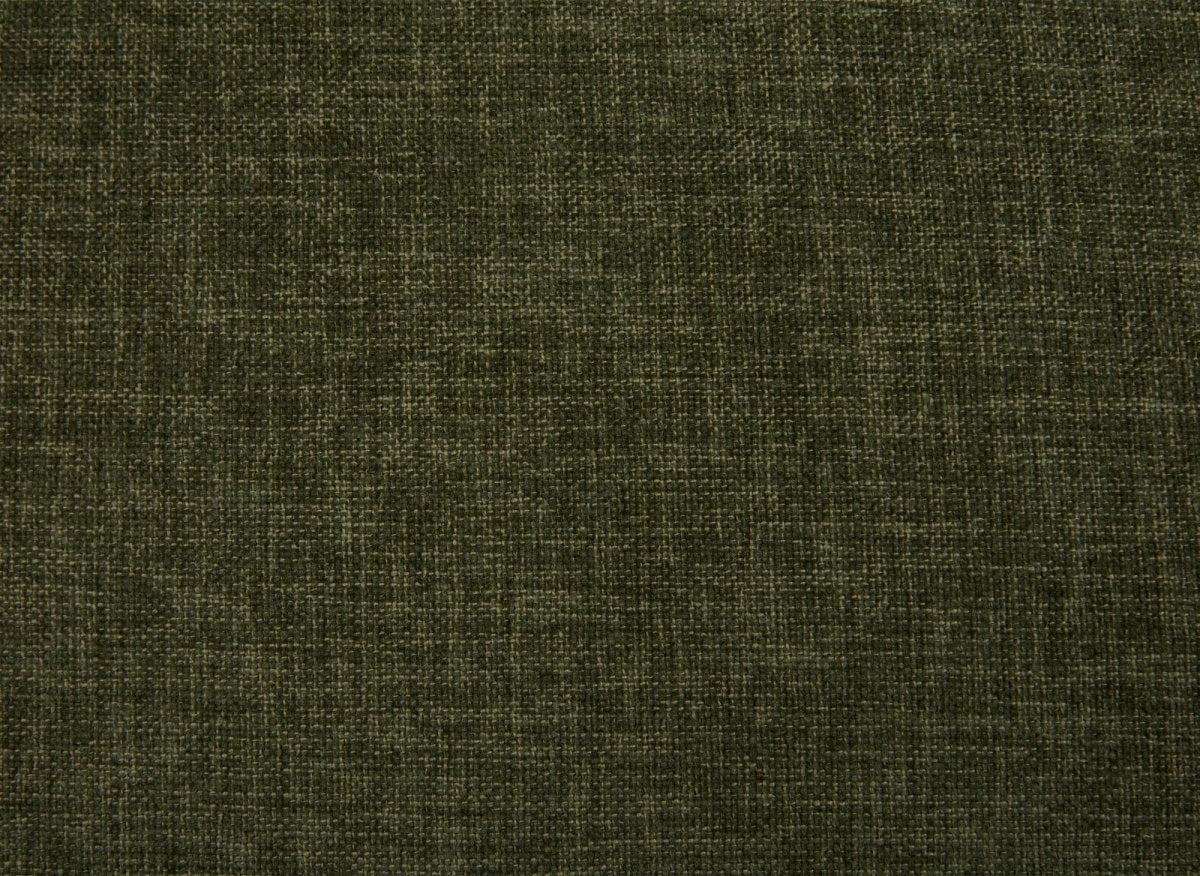 Canapé droit 3 places en velours chiné vert olive ABELIA