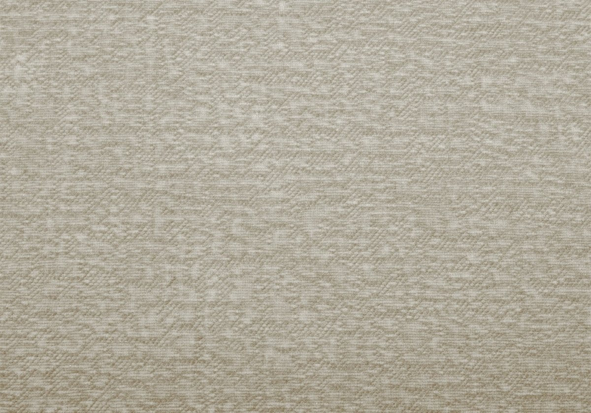 Canapé droit fixe 6 places en velours tissé beige IMENIA