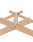 Lit cabane avec barreaux en bois 90 x 190 cm NIDOU