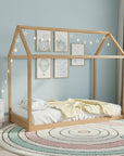 Lit cabane en bois 90 x 190 cm POPY