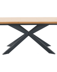 Table à manger extensible couleur bois 10 personnes 160-200 cm ODINE