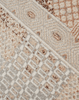 Tapis à motifs orientaux beige et marron 200 x 290 cm LUMA
