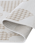 Tapis beige à motifs 200 x 290 cm BRUME