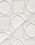 Tapis blanc écru à formes géométriques 154 x 230 cm KAELIES