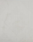 Tapis blanc écru à losanges beiges 200 x 290 cm ROUBY