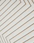 Tapis blanc écru à motifs chevrons  200 x 290 cm AMELIO